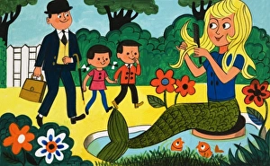 Images Dated 29th November 2007: Mermaid in the park