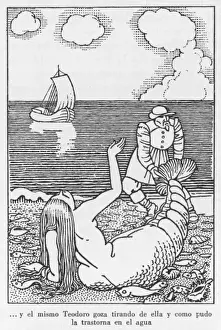 Begs Prints: Mermaid and Spaniard
