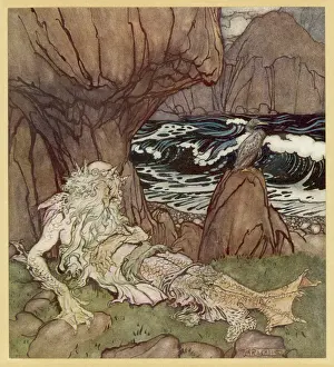Rackham Prints: Merman (Rackham)
