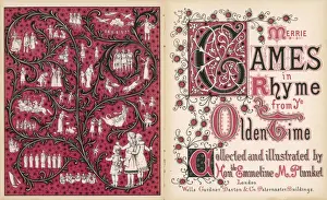 Frontis Piece Prints: Merrie Games in Rhyme, title page