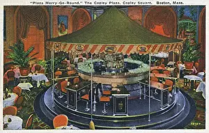 Merry-Go-Round, Copley Plaza, Boston, Mass, USA