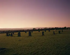 Merry Maidens stone circle, near St Buryan, Cornwall