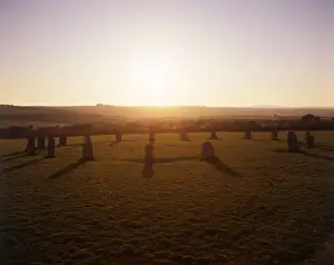 Megaliths Prints: Merry Maidens stone circle, near St Buryan, Cornwall
