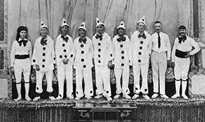 Mummers Prints: The Merry Mummers, World War One entertainment troupe