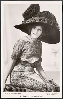Directoire Prints: Merry Widow Hat C. 1908