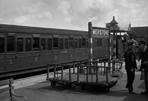 Waits Prints: Merstone Station, Isle of Wight