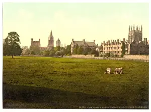 Merton Prints: Merton and Christ Church College, Oxford, England