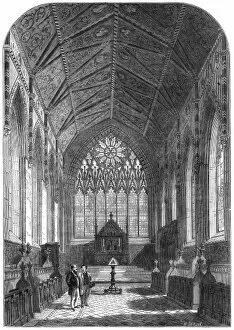 Images Dated 21st March 2012: Merton College Chapel, Oxford, 1864