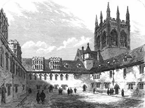 Images Dated 21st March 2012: Merton College Library, Oxford, 1864