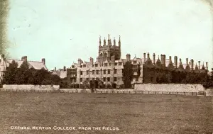 Oxfordshire Prints: Merton College, Oxford, Oxfordshire