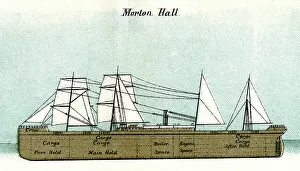 Boiler Prints: Merton Hall, cargo ship