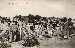 Distinctive Prints: Merv - Turkmenistan - Turkomen at market