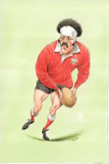Portraiture Collection: Mervyn Davies - Welsh rugby player