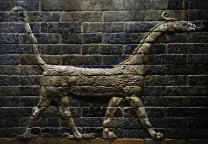 Mesopotamian art. Neo-Babylonian. Ishtar Gate. Dragon. Ny C