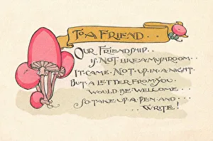 Savory Prints: Message to a Friend