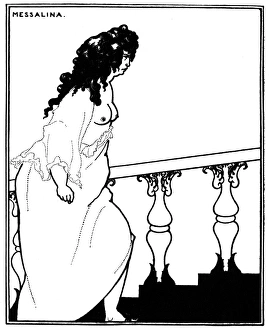 Images Dated 26th January 2011: Messalina by Aubrey Beardsley