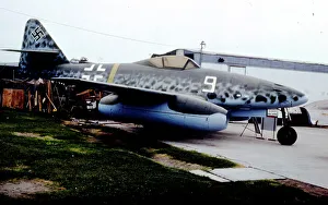 Chino Prints: Messerschmitt Me 262A T2-4012 - White 9