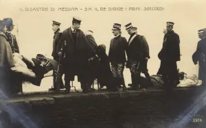 Aides Gallery: Messina Earthquake - Victor Emmanuel III