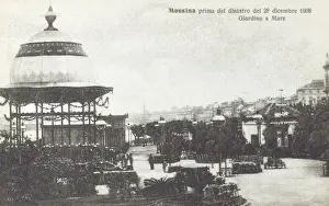 Messina Prints: Messina, Italy - before the earthquake of 1908