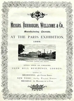Chemists Prints: Messrs Burroughs, Wellcome & Co, Paris Exhibition of 1889