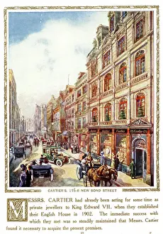 Messrs Prints: Messrs Cartier, Jewellers, New Bond Street, London