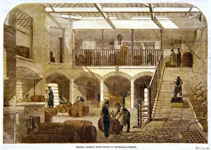 Gilbey Prints: Messrs Gilbeys wine stores, Titchfield Street, London
