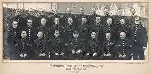 Choral Prints: Met Police male voice choir, Ealing, London