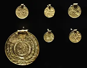 Coins Prints: Metal Age. The gold bracteates. National Museum of Denmark