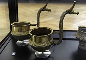 Rituals Collection: Metal Age. Golden bowls. 1000-800 BC. From Borgbjerg Banke