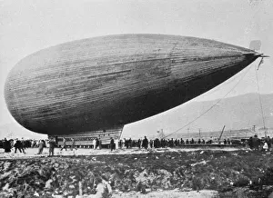Clad Prints: Metal-clad airship (non-rigid). Slate Aircraft