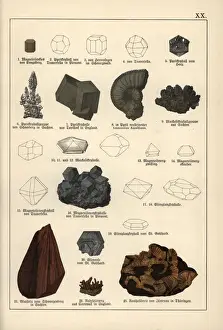 Metals including magnetic iron ore, pyrite, bloodstone, etc