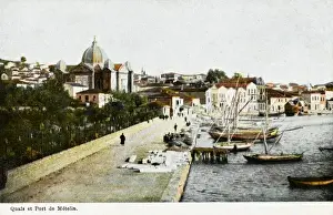 Metelin Prints: Metelin - Quay of the Port, Lesbos, Greece
