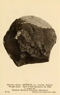 Meteorite Prints: Meteoric stone, Crumlin