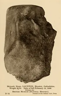 Meteorite Prints: Meteoric stone, Launton
