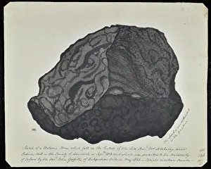 Griffiths Prints: Meteorite that fell in County Limerick