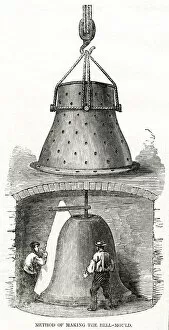 Mould Collection: Method of making the Tower Bell for Westminster 1856