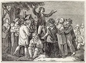 Methodist field preacher