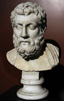 Images Dated 27th February 2013: Metrodorus of Lampsacus (the Younger) (331-278 BC). Bust