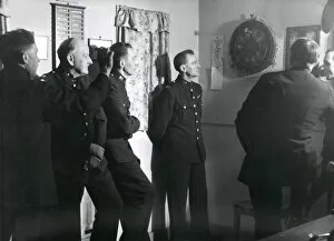 Images Dated 3rd February 2011: Metropolitan Police B Division officers playing darts