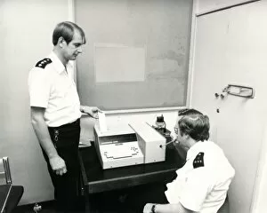 Images Dated 2nd February 2011: Metropolitan Police breathalyser equipment