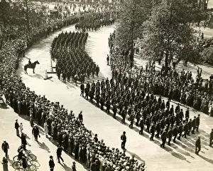 Roadway Prints: Metropolitan Police centenary celebrations, Central London