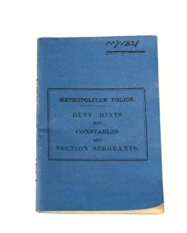 List Prints: Metropolitan Police Duty Hints instruction book