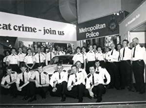 Images Dated 3rd February 2011: Metropolitan Police group photograph at exhibition