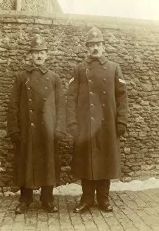 Over Coat Gallery: Two Metropolitan Police officers in the street