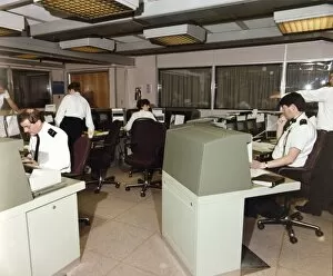 Images Dated 28th January 2011: Metropolitan Police operations room, London