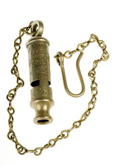 Authority Gallery: Metropolitan Police whistle and chain