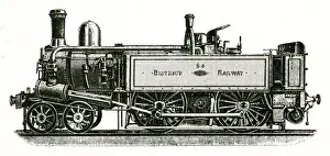 Metropolitan underground steam locomotive, London