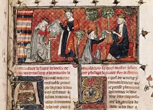 Anicius Collection: MEUNG, Jean de (1240-1305); Philip IV the Fair, of France (1