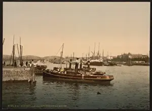 Rotterdam Prints: The Meuse River, Rotterdam, Holland