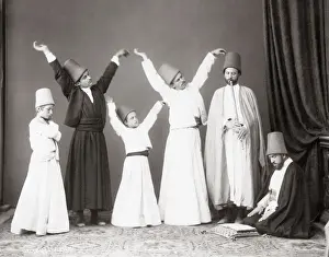 Mevlevi Order or Whirling Dervishes Turkey, c. 1880 s